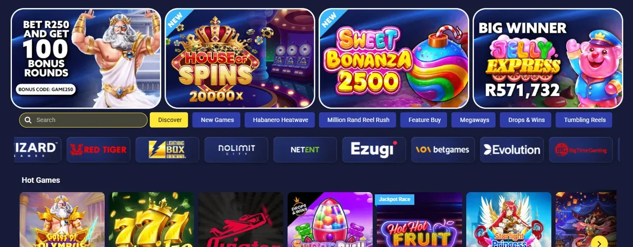 Lulabet South Africa sportsbook and casino background