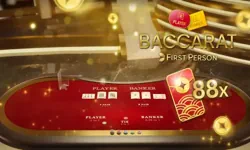 First Person Baccarat table